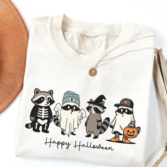 Halloween Ghost Shirt Fall Shirt Pumpkin Costume Shirt - Picture 1 of 4